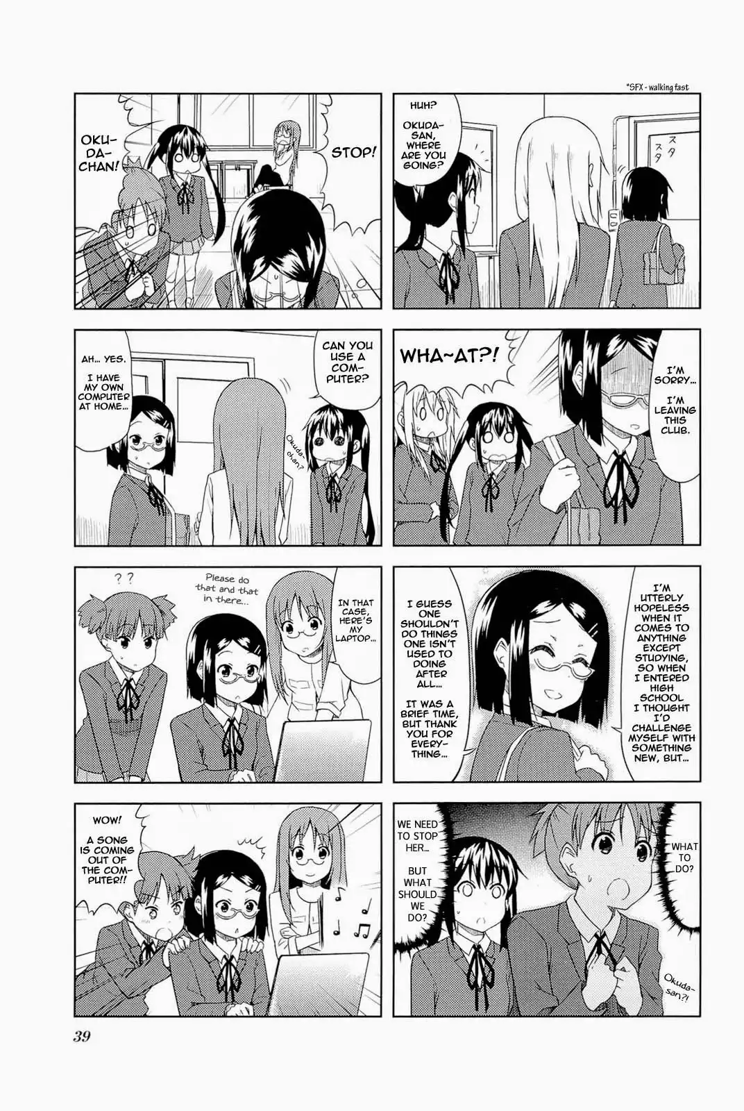 K-ON! - High School Chapter 4 7